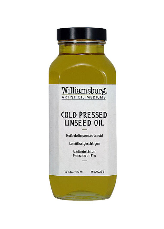 Cold Pressed Linseed Oil 16 Oz. Bottle