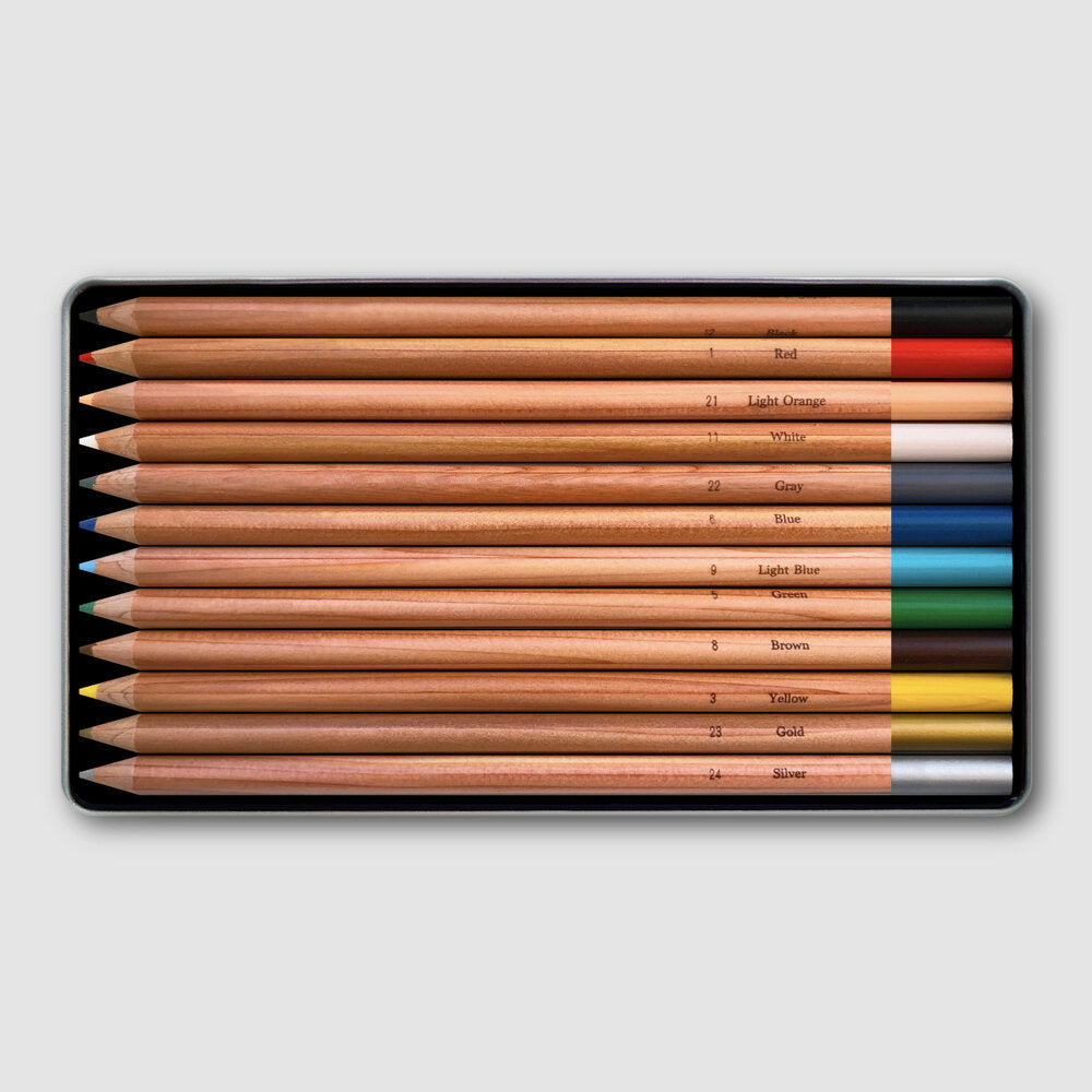 HCT x Kitaboshi 12 Color Pencil Set