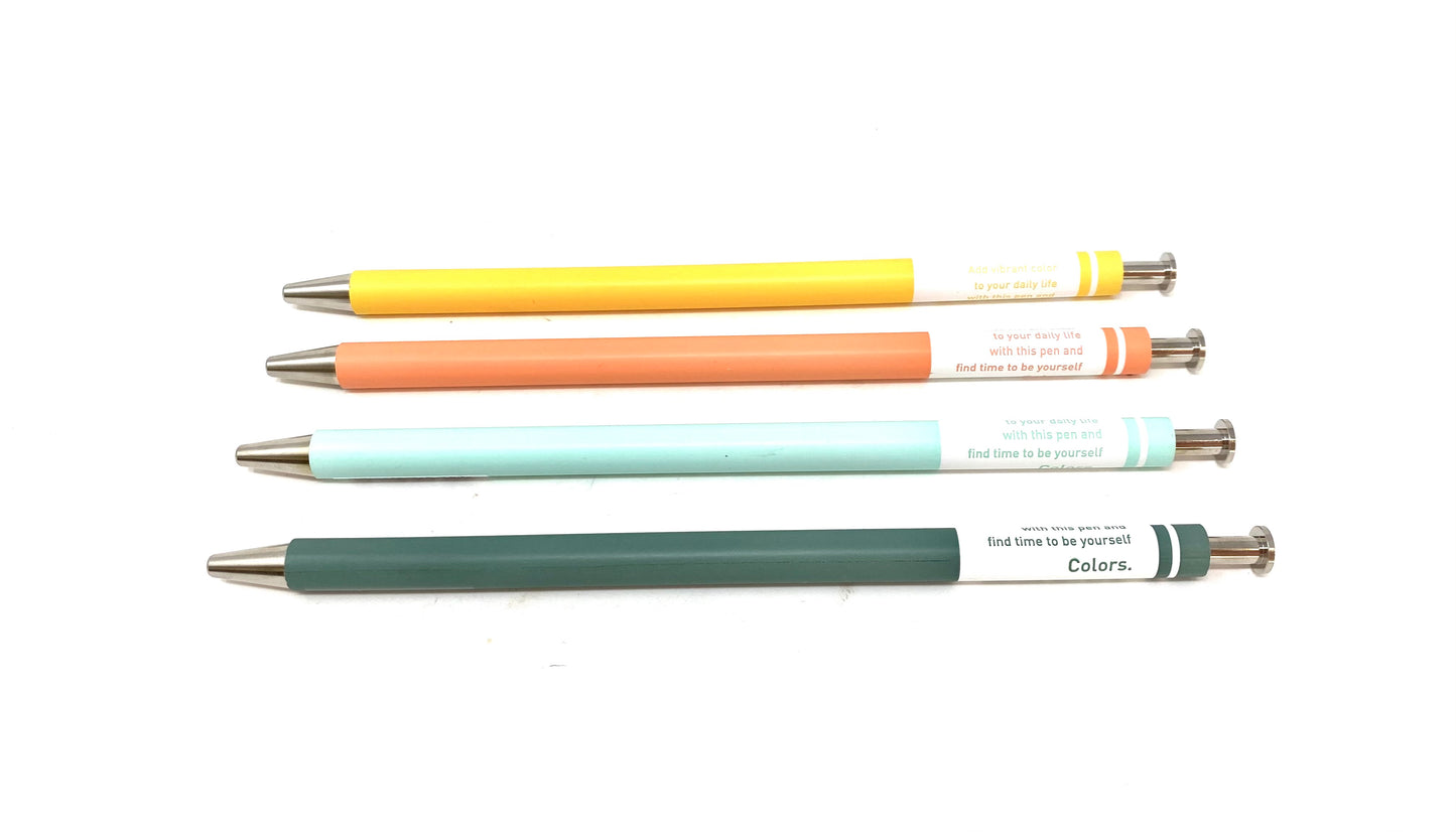 Colors Gel Ballpen - Yellow