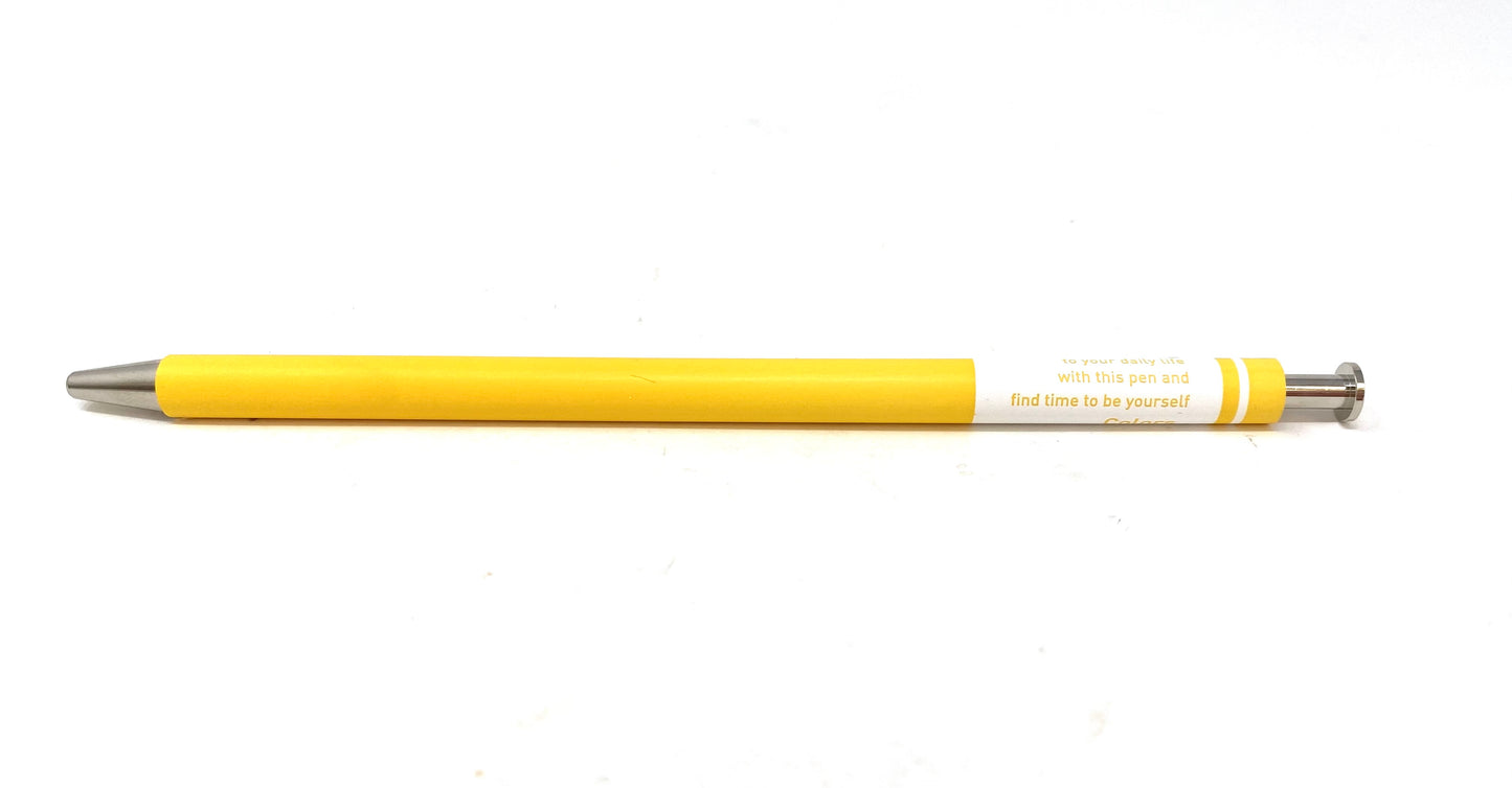 Colors Gel Ballpen - Yellow