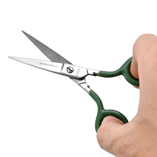 Green Stainless Steel Scissors - Small