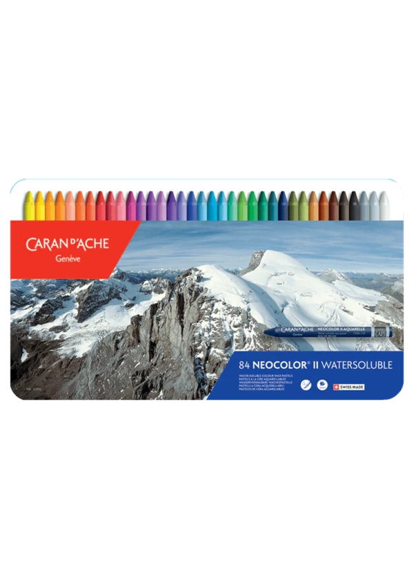Caran D'ache Artists Quality Soft Dry Pastel Pencil Full Range Of 84 Colors