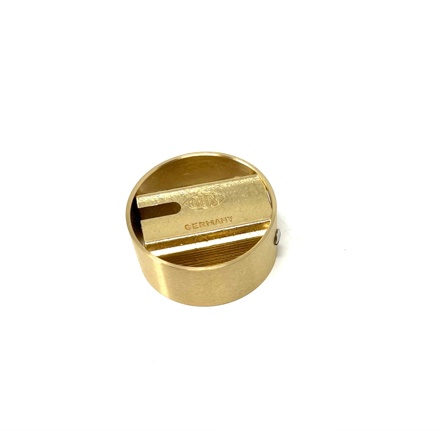 DUX Brass Sharpener: Block w/ Outer Ring