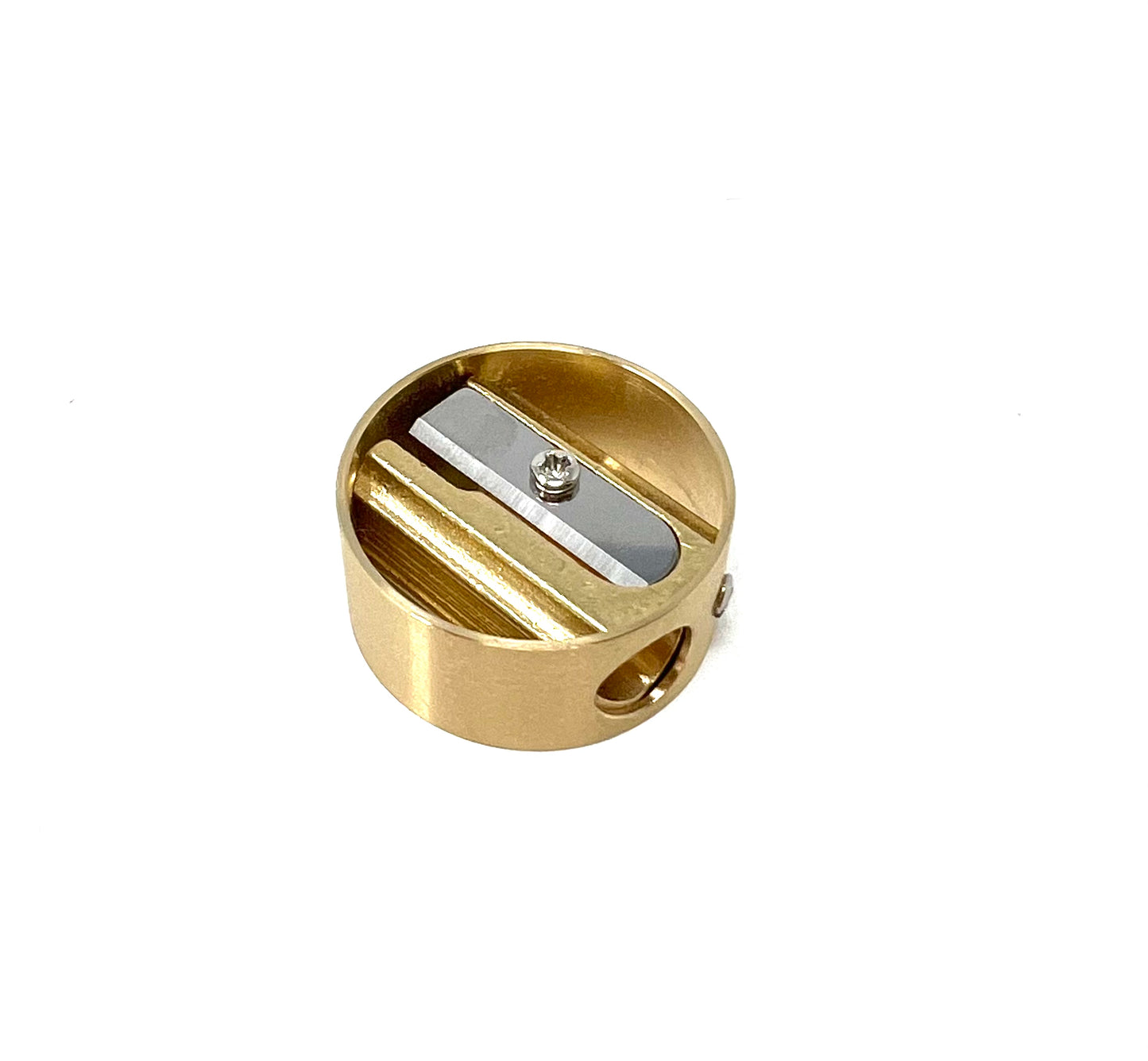 DUX Brass Sharpener: Block w/ Outer Ring